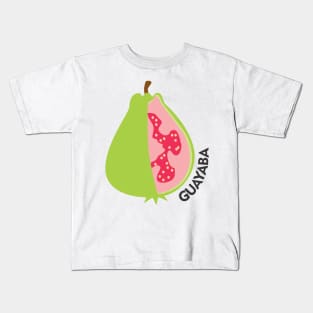 Guava Fruit Puerto Rico Caribbean Tropical Latino Food Kids T-Shirt